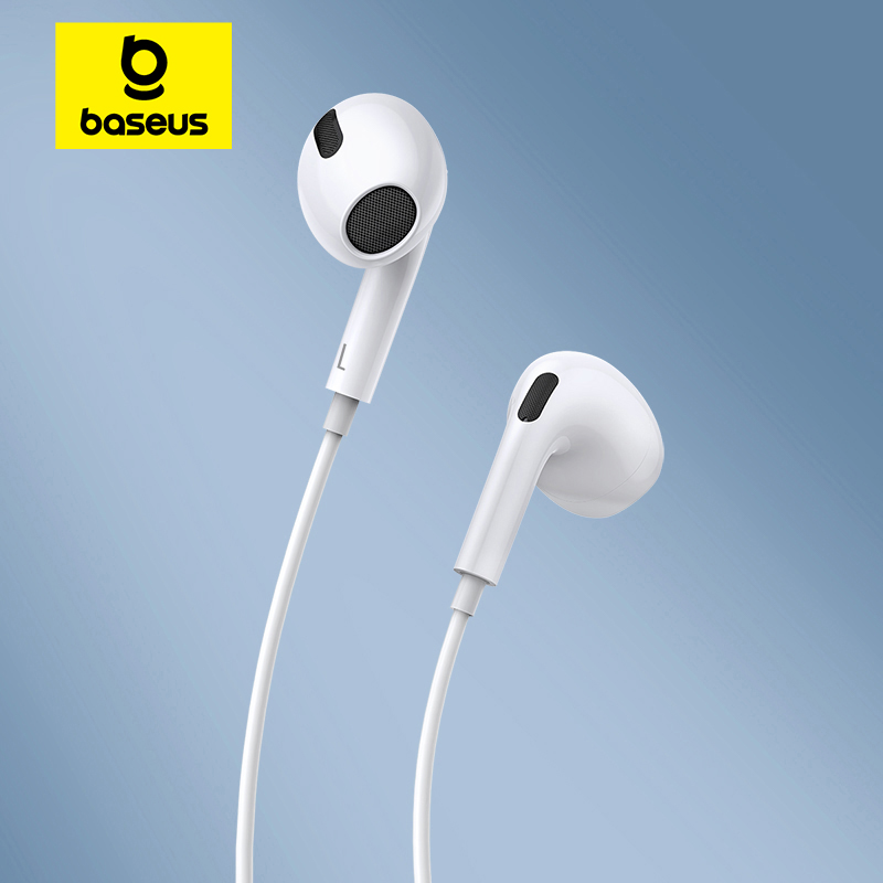 Open Ear Air Conduction Headphones - Baseus C17 Earphone Berkabel Tipe C