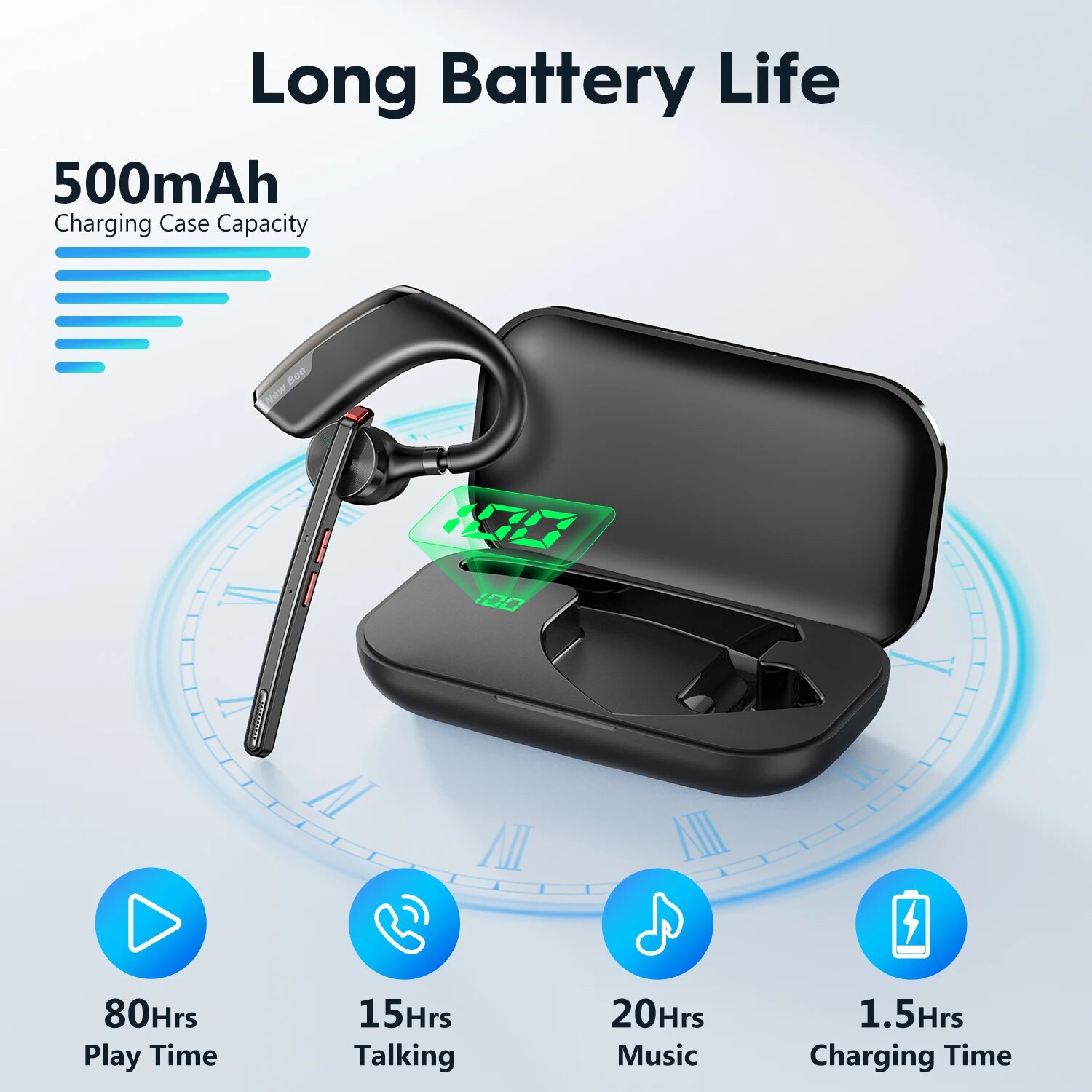 Bee M51 Headset nirkabel Bluet - Open Ear Air Conduction Headphones ulasan dan harga
