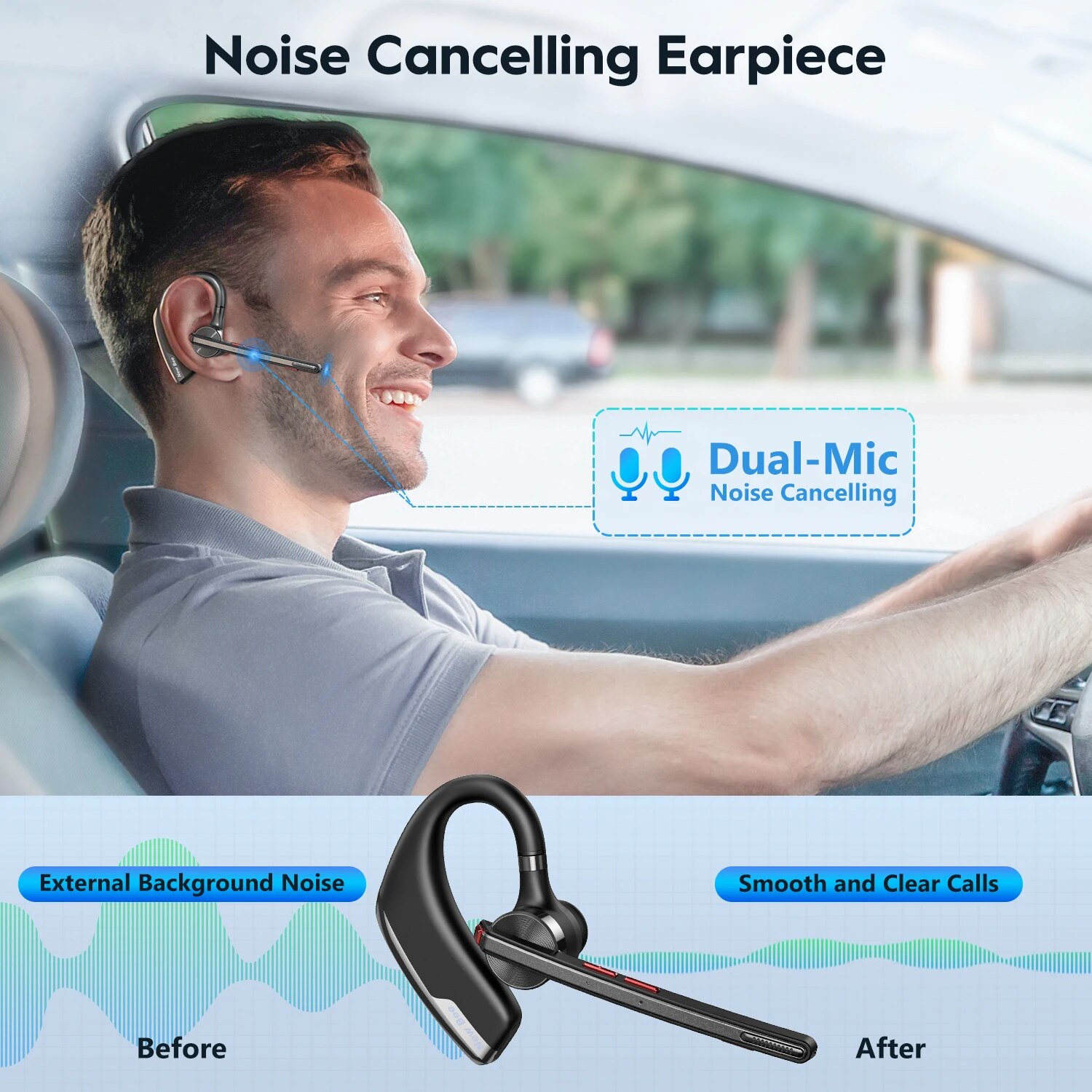 Bee M51 Headset nirkabel Bluet - Open Ear Air Conduction Headphones ulasan dan harga