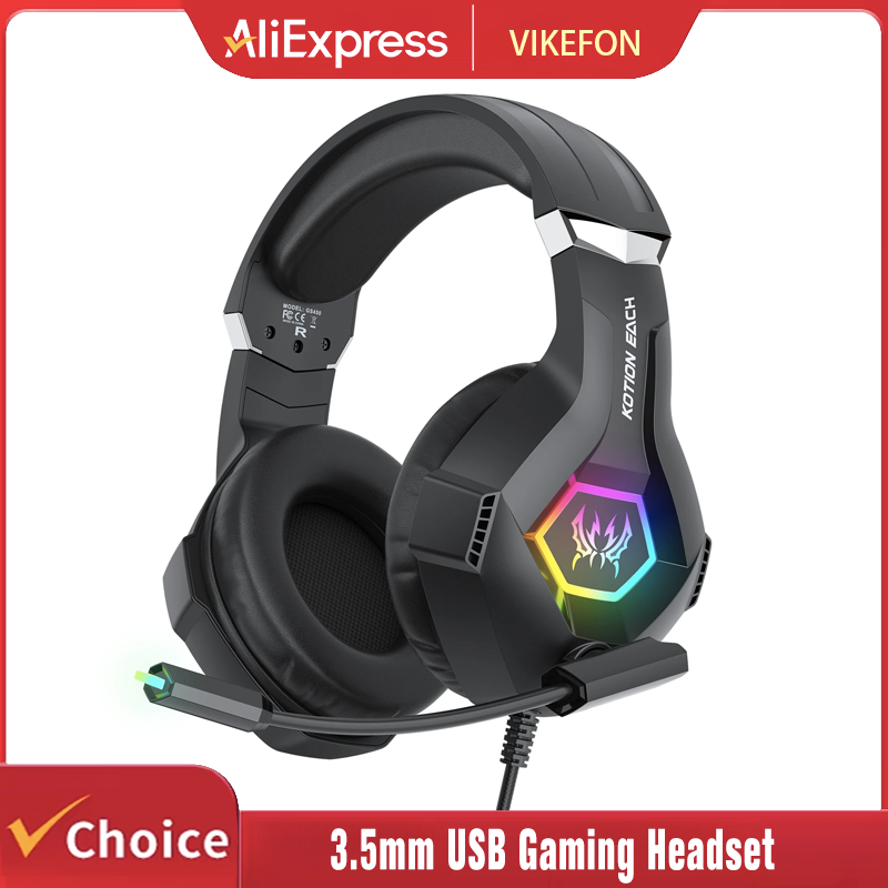 Headset Gaming dengan Mikrofon - Gaming Headset With Mic Rgb ulasan dan harga