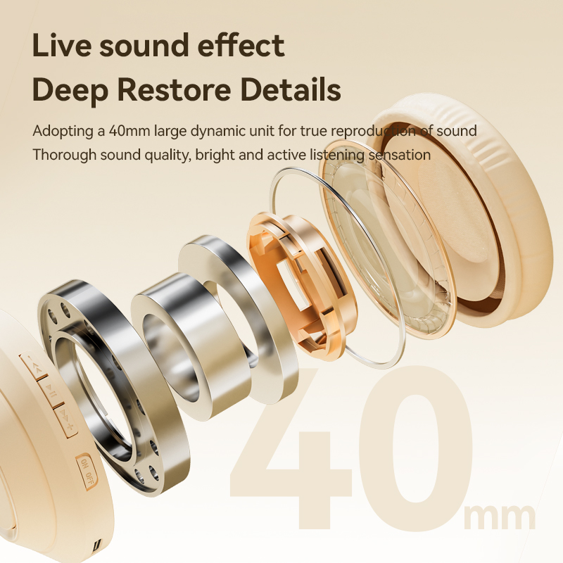 Headset Stereo Surround Sound  - Anc Wireless Over Ear Headphones ulasan dan harga