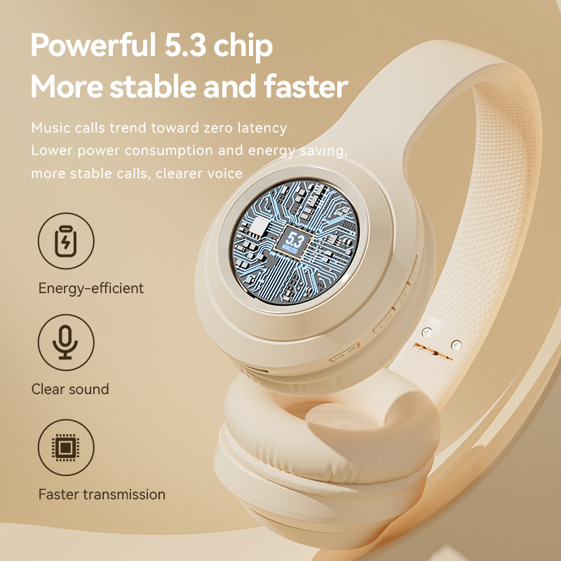 Headset Stereo Surround Sound  - Anc Wireless Over Ear Headphones ulasan dan harga