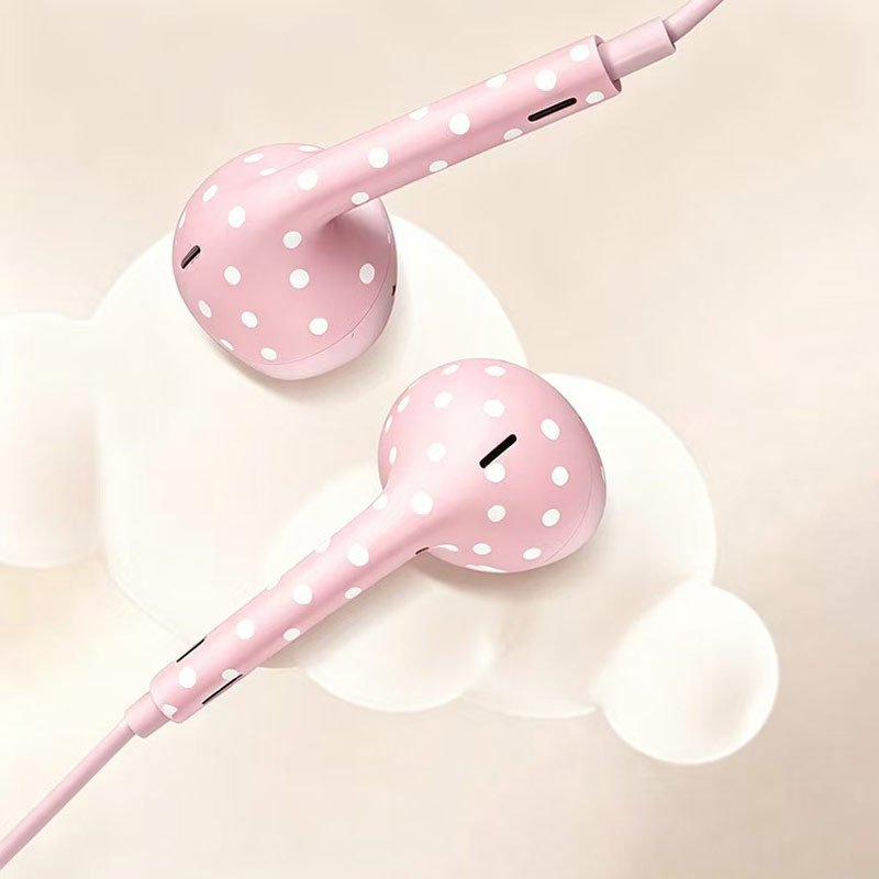 Earphone Kabel Tipe-C Motif Po - Type C Wired Earphones With Mic ulasan dan harga