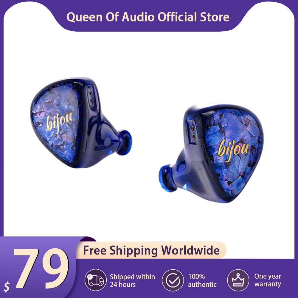 Headphone QoA Bijou Baru 1DD+1 - Planar Magnetic Iem Earphones ulasan dan harga