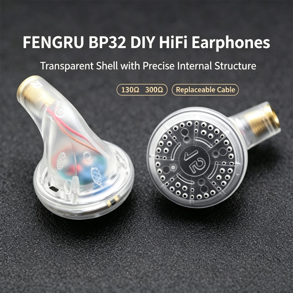 FENGRU BP32 Diy 130 ohm Beryll - Planar Magnetic Iem Earphones ulasan dan harga