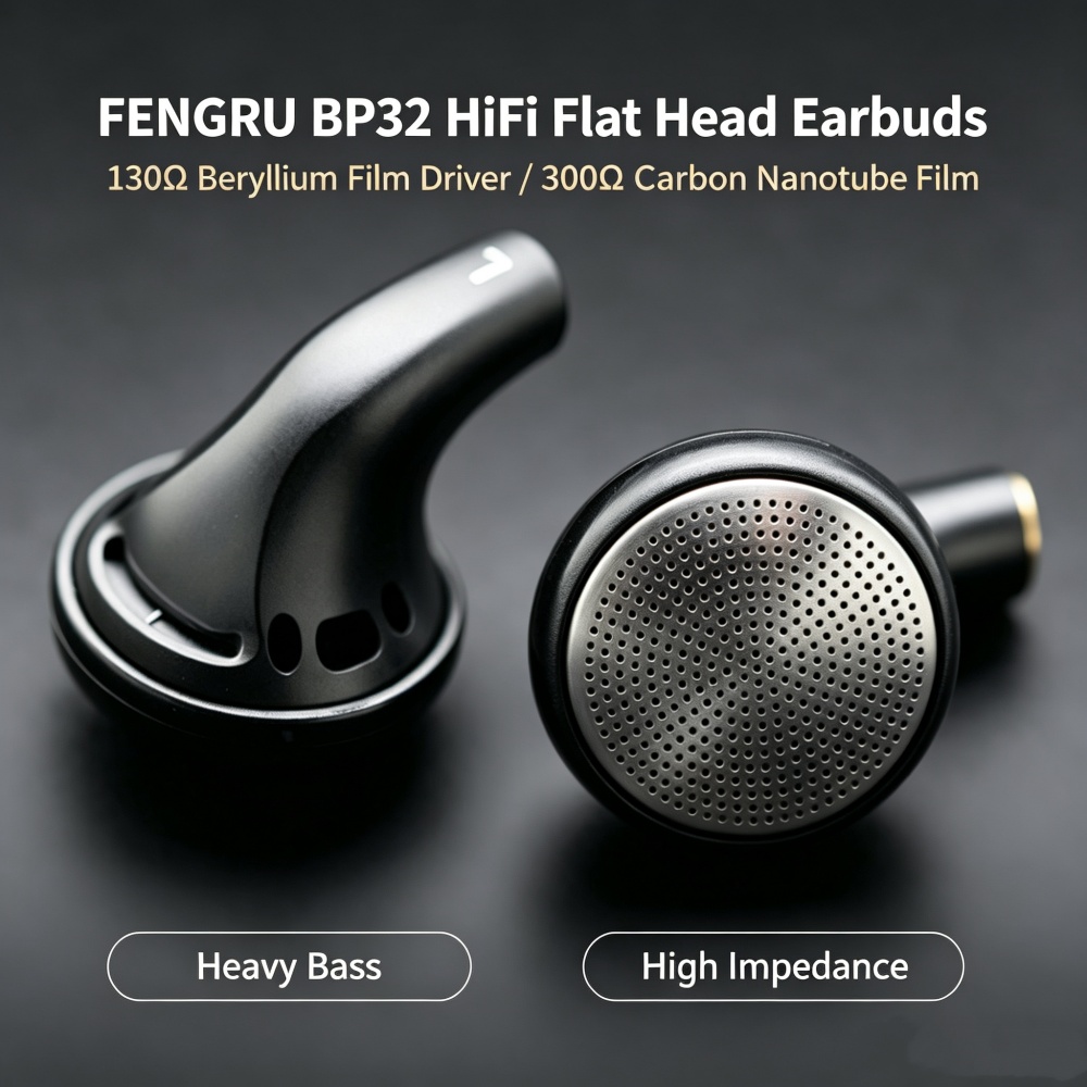 FENGRU BP32 Diy 130 ohm Beryll - Planar Magnetic Iem Earphones ulasan dan harga