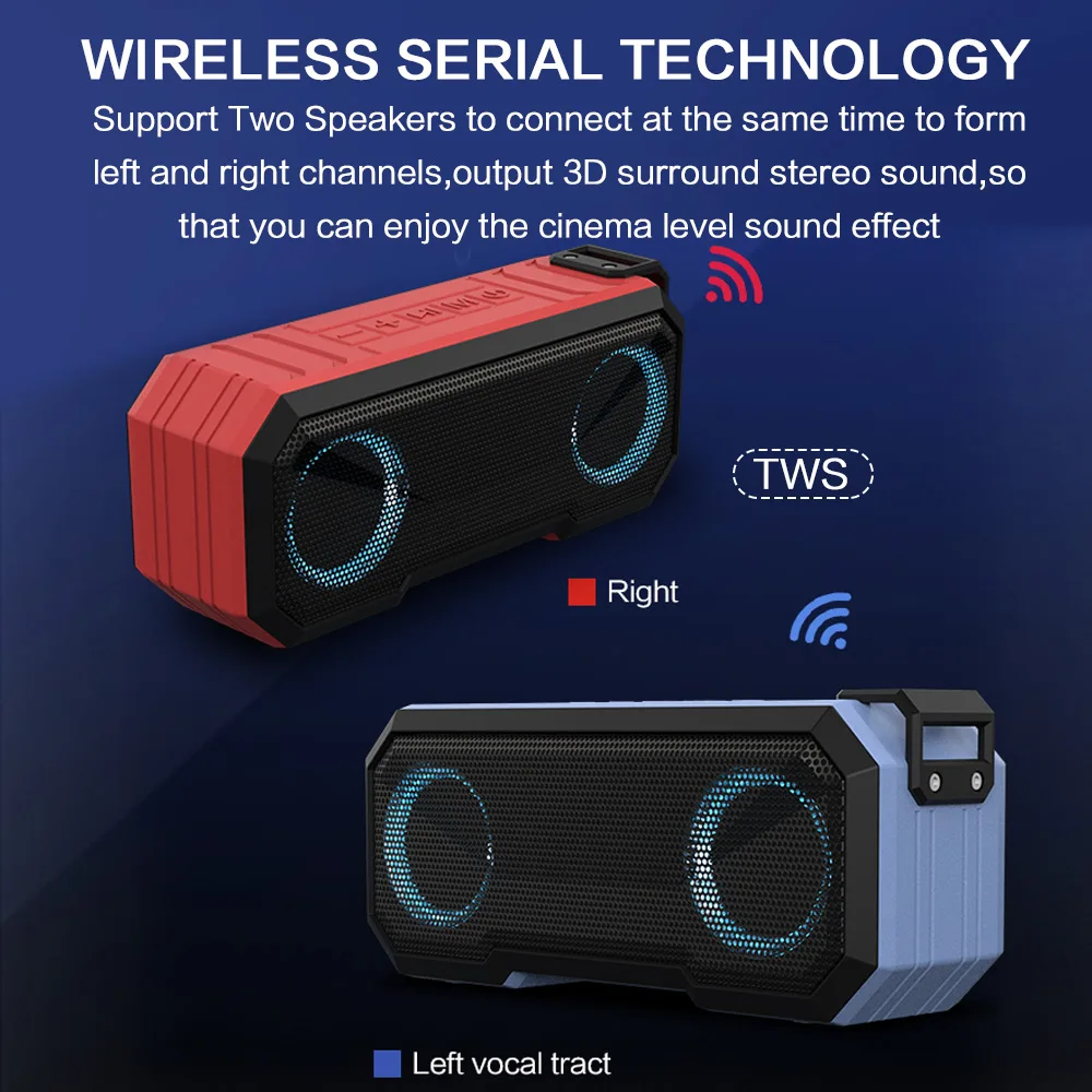 Speaker Bluetooth Portabel, Sp - Portable Bluetooth Speaker Waterproof Ipx7 ulasan dan harga