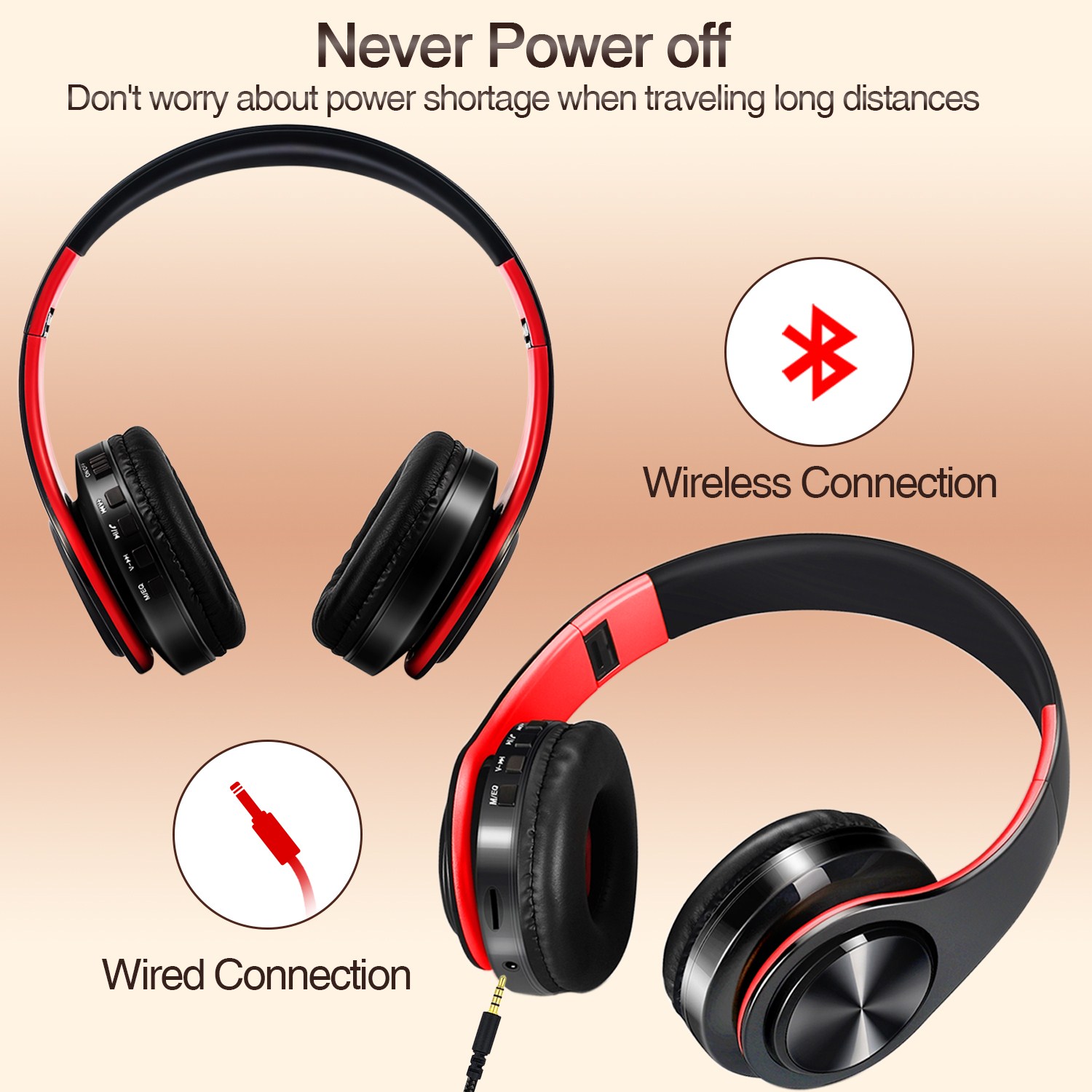CATASSU Earphone Headphone Blu - Anc Wireless Over Ear Headphones ulasan dan harga