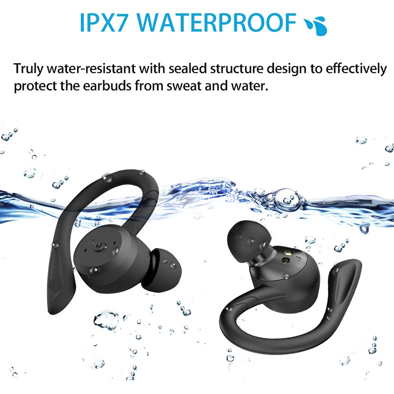 20 Jam Waktu Bermain, Earphone - Bone Conduction Running Headphones ulasan dan harga
