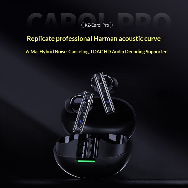 KZ Carol Pro TWS Bluetooth 5.4 - Tws Earbuds Bluetooth 5.3 ulasan dan harga