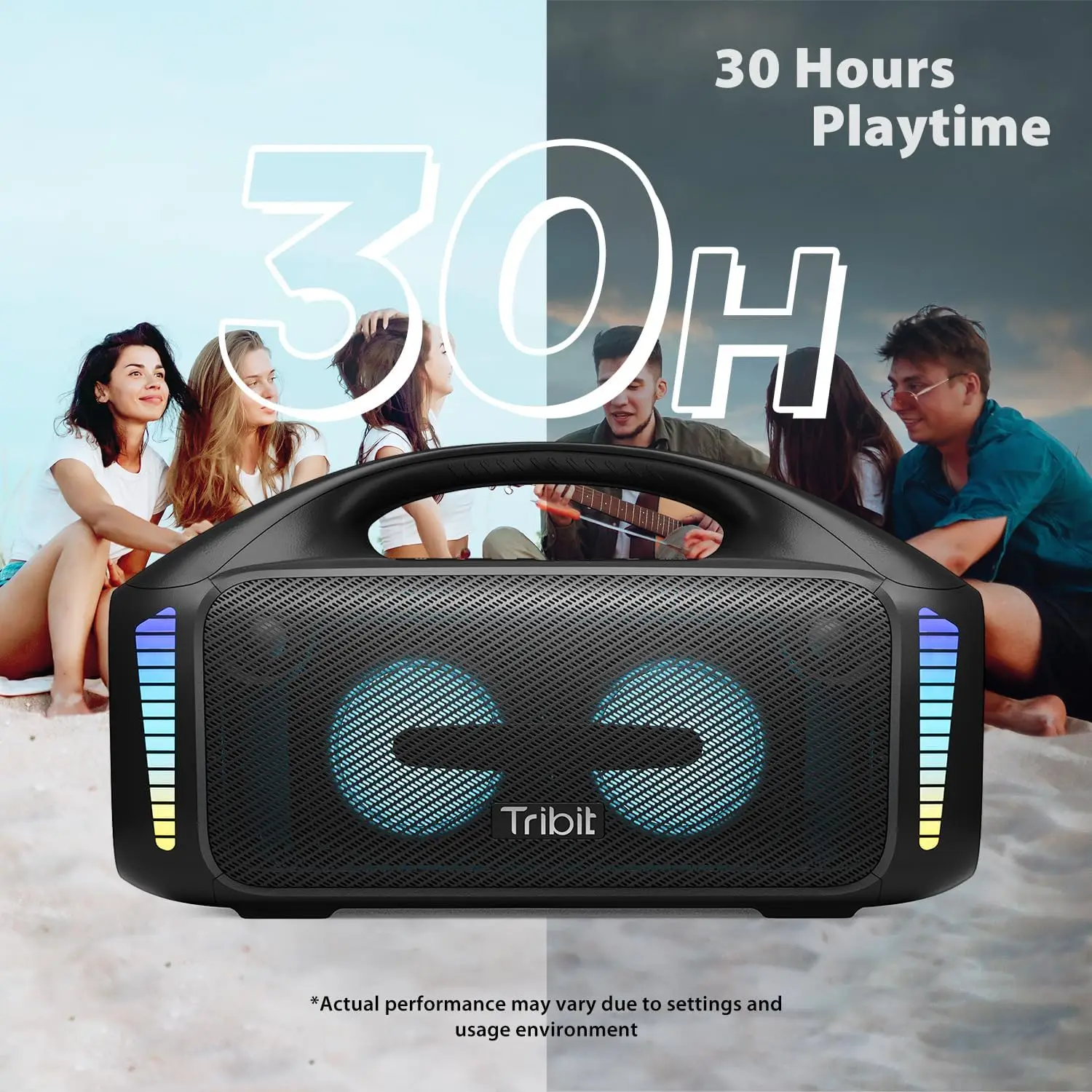 Tribit Speaker Bluetooth porta - Portable Bluetooth Speaker Waterproof Ipx7 ulasan dan harga