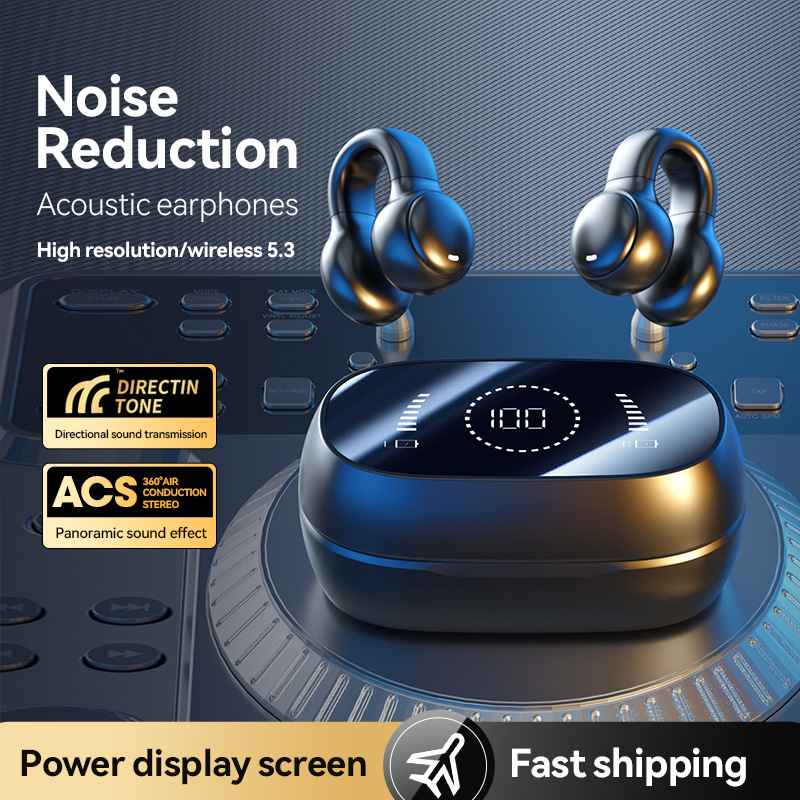 Earbud Bluetooth Nirkabel Pere - Bone Conduction Running Headphones ulasan dan harga