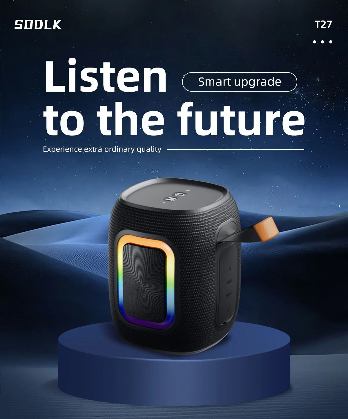 SODLK T26 Speaker Bluetooth Mi - Portable Bluetooth Speaker Waterproof Ipx7 ulasan dan harga