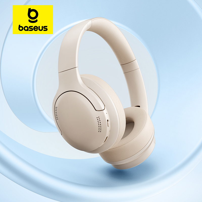 Headphone Nirkabel Baseus Blue - Anc Wireless Over Ear Headphones ulasan dan harga